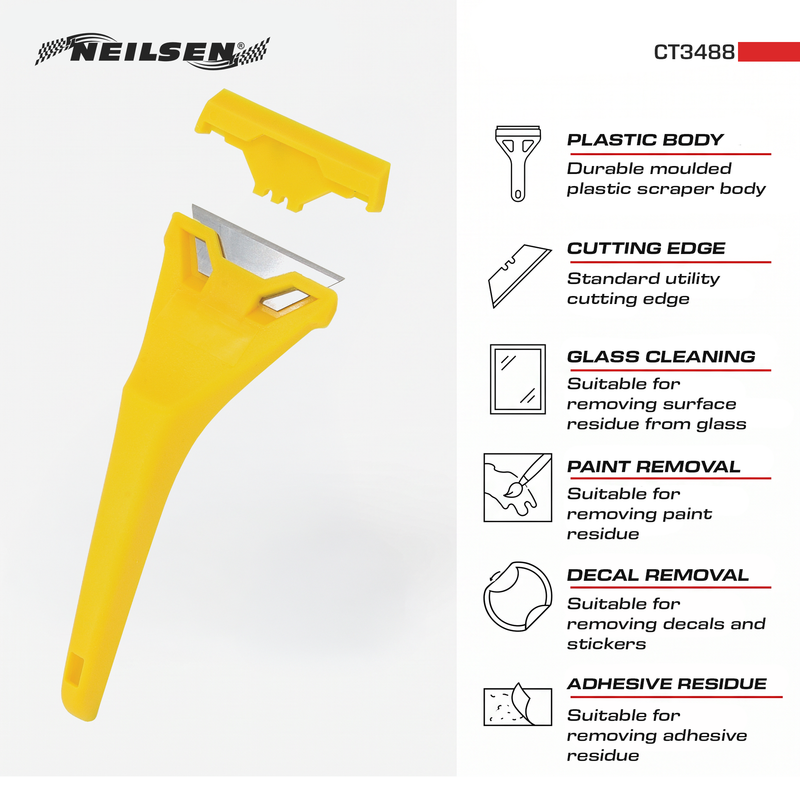 CT3488 - Plastic Window Scraper