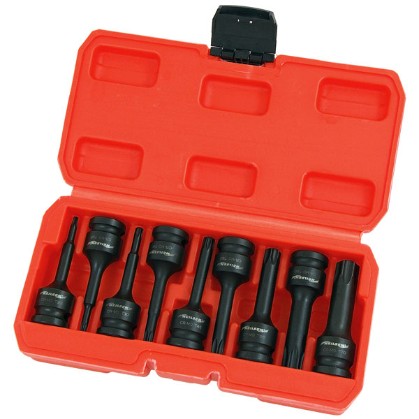 CT3533 - 9pc 1/2in DR Impact Star Bit Set