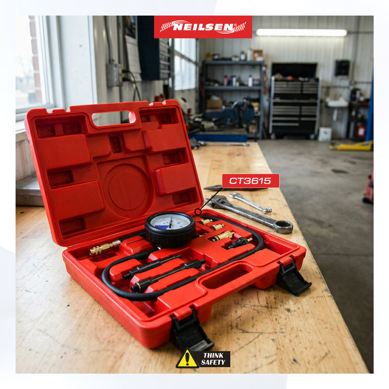 CT3615 - 7pc Diesel and Petrol Compression Test Kit