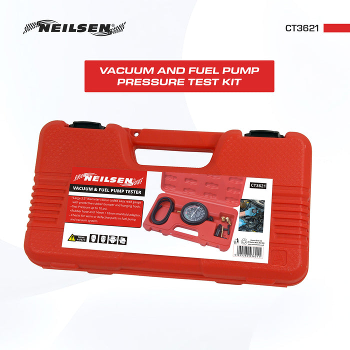 CT3621 - Vacuum and Fuel Pump Pressure Test Kit