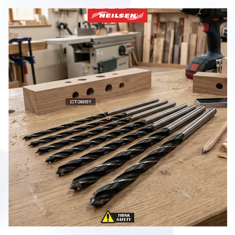 CT3651 - 7pc Wood Drill Set 300mm Long