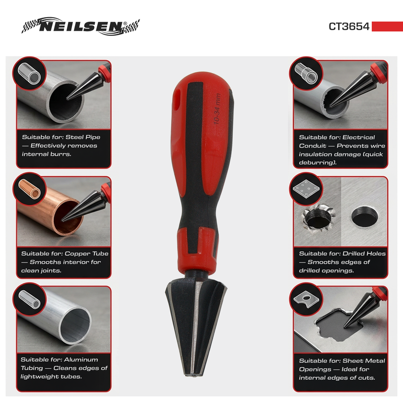 CT3654 - HSS Taper Reamer Deburring Tool