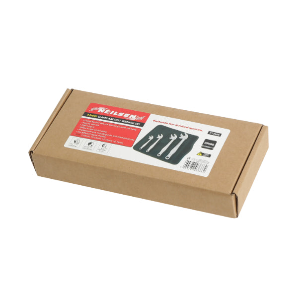 CT3666 - 4pc Clamp Ratchet Wrench Set