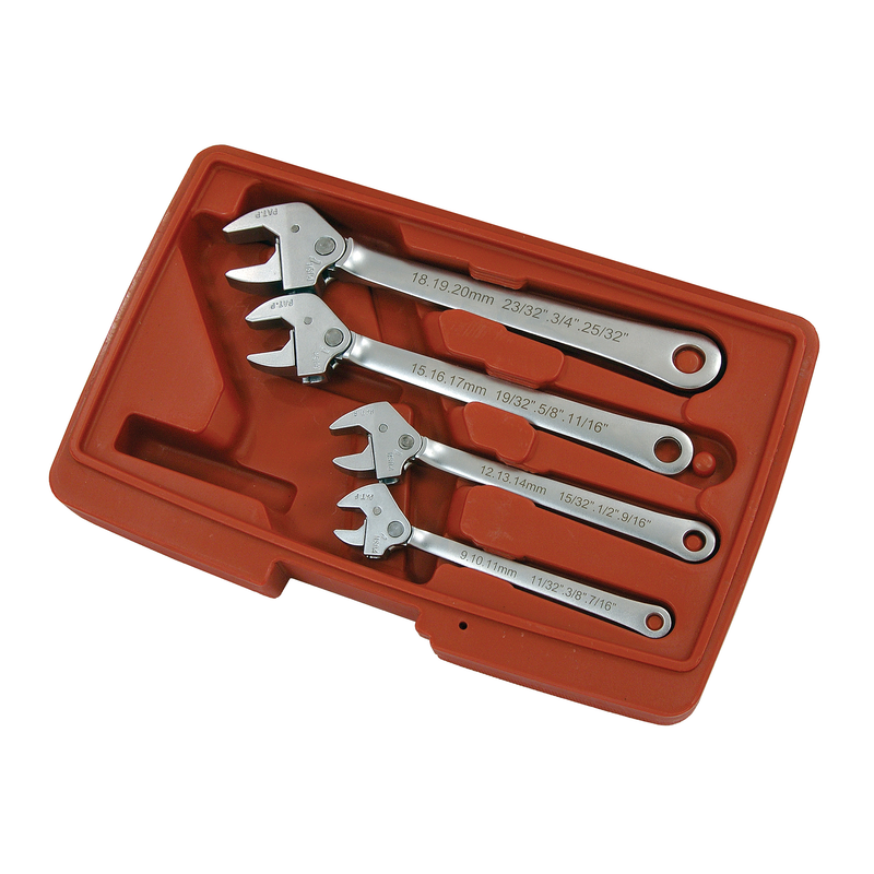 CT3666 - 4pc Clamp Ratchet Wrench Set