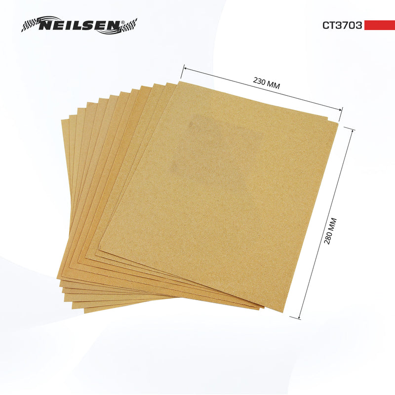 CT3703 - 12pc Sandpaper Sheets