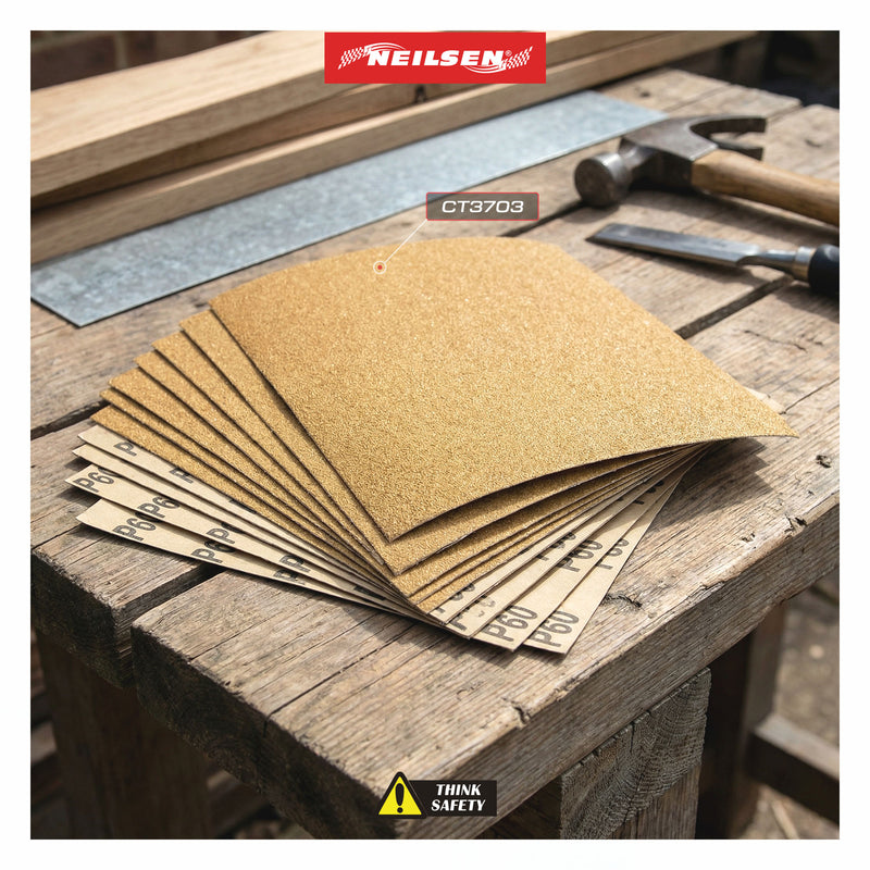 CT3703 - 12pc Sandpaper Sheets