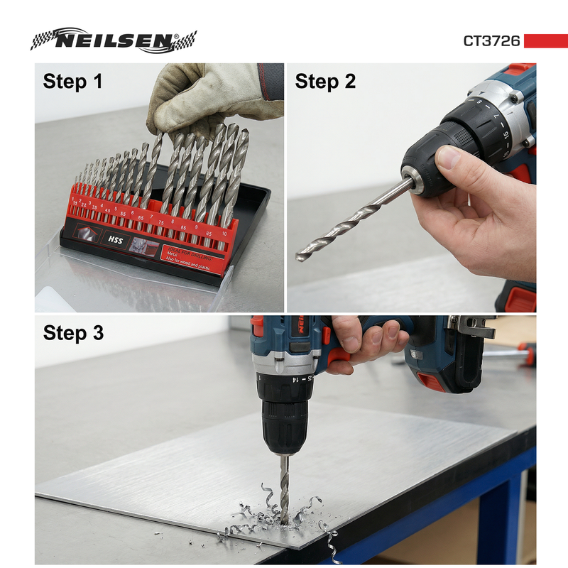 CT3726 - 19pc HSS Drill Set