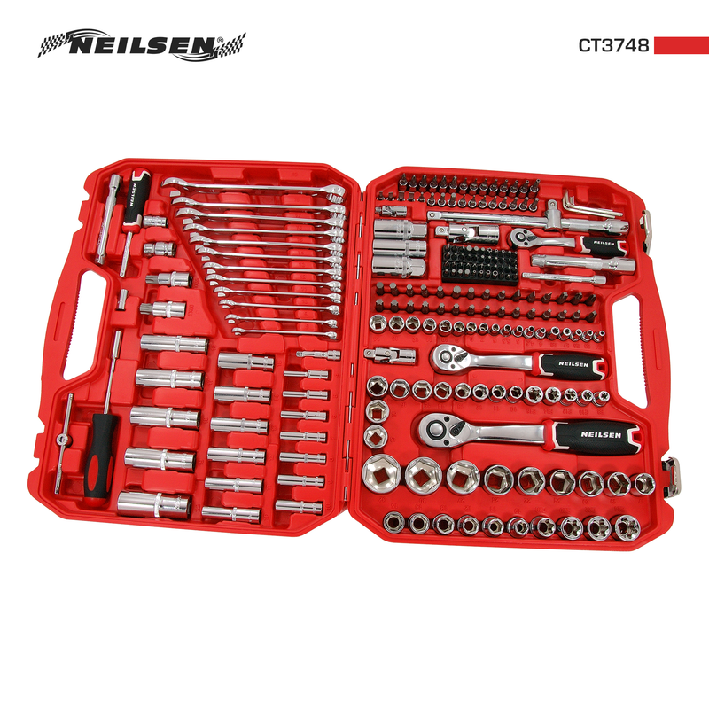CT3748 - 219pc 1/4in, 3/8in & 1/2in DR Socket Set