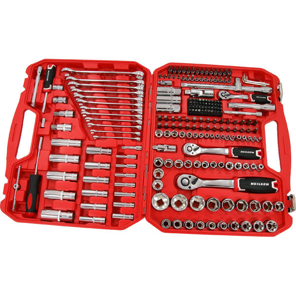 CT3748 - 219pc 1/4in, 3/8in & 1/2in DR Socket Set
