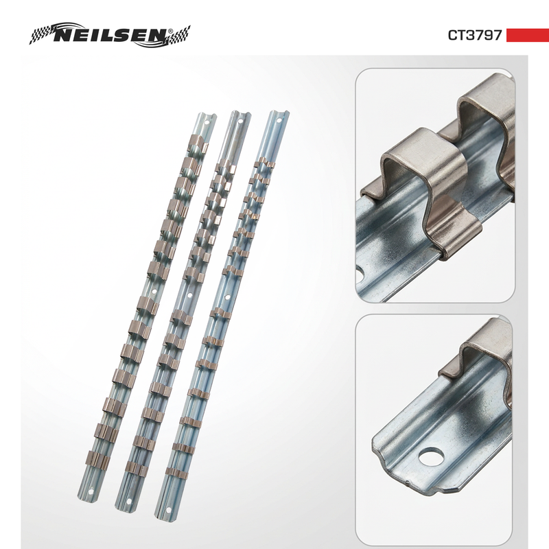 CT3797 - 3pc Socket Rail Set