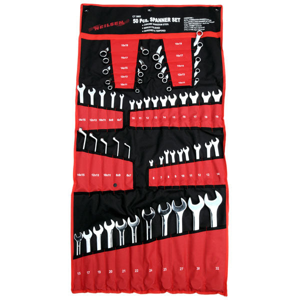 CT3803 - 50pc Mixed Spanner Set