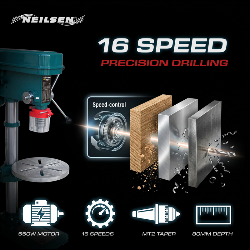CT3824 - 16mm 550w Pillar Drill