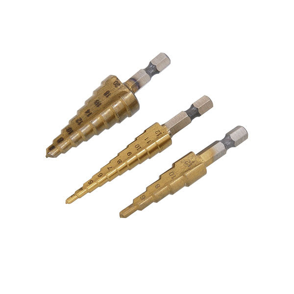 CT3855 - 3pc HSS Step Drill
