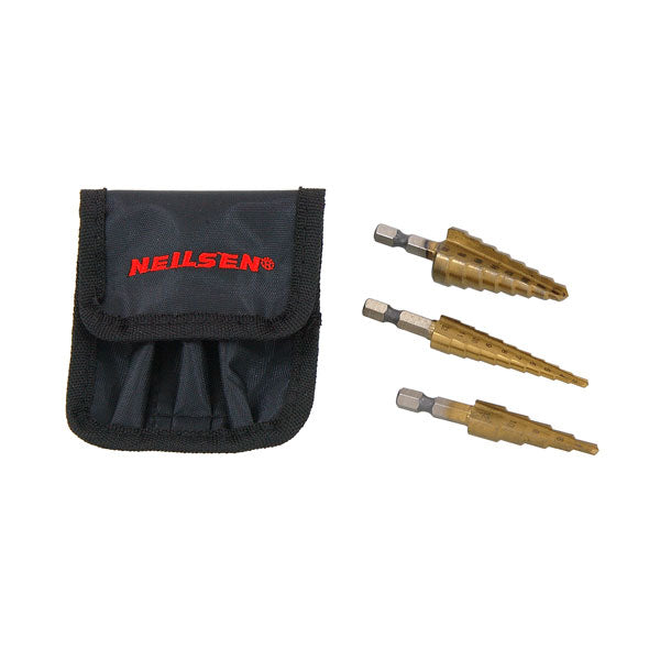 CT3855 - 3pc HSS Step Drill
