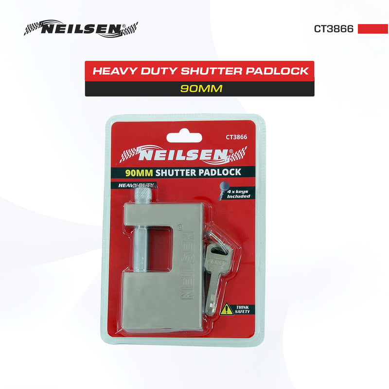 CT3866 - Heavy Duty Shutter Padlock 90mm