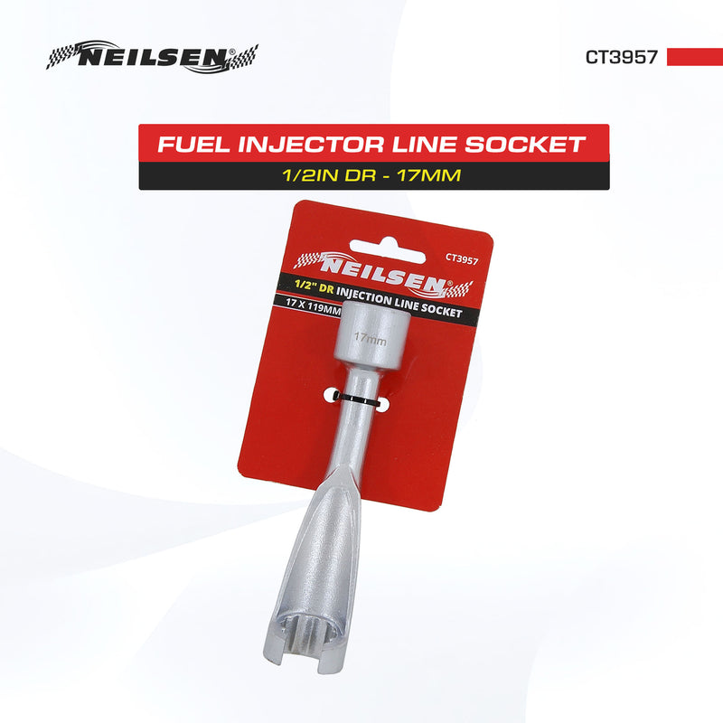 CT3957 - 1/2in Dr Fuel Injector Line Socket - 17mm