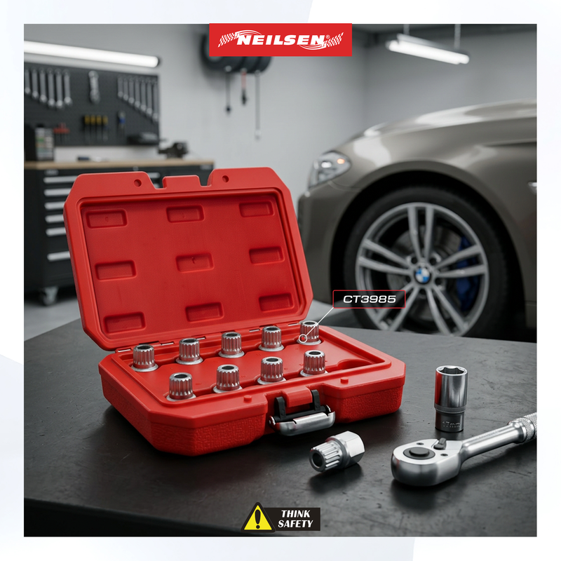 CT3985 - 10pc Locking Wheel Nut Key Set - BMW & Mini