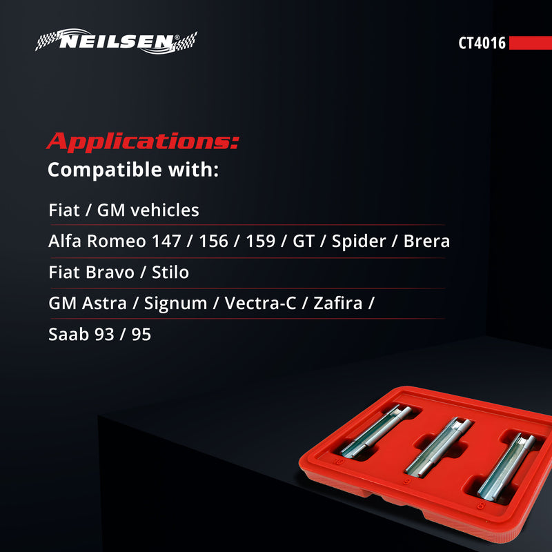 CT4016 - 3pc Glow Plug Socket Set