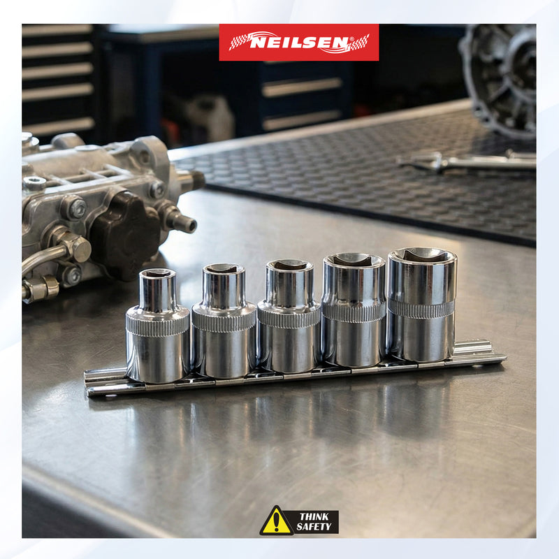 CT4028 - 5pc 1/2in Dr Tri-Point Socket Set for Bosch Injector Pumps