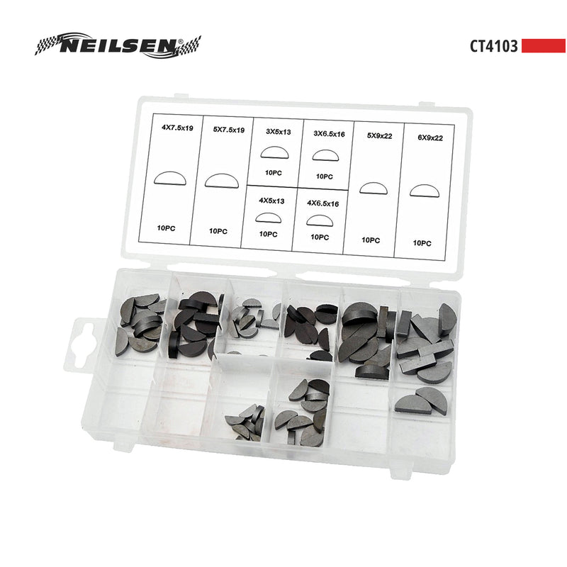 CT4103 - 80pc Woodruff Key Set - Assorted