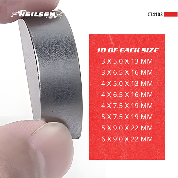 CT4103 - 80pc Woodruff Key Set - Assorted