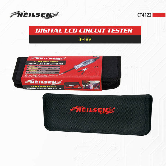 CT4122 - Digital LCD Circuit Tester 3-48V