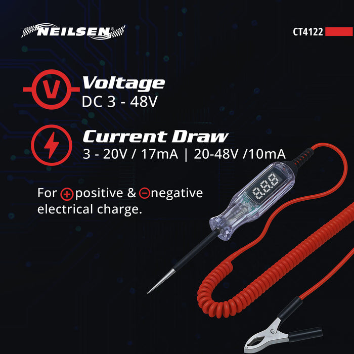 CT4122 - Digital LCD Circuit Tester 3-48V