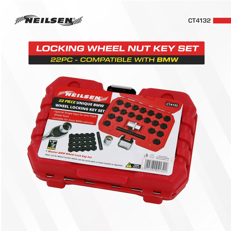 CT4132 - 22pc Locking Wheel Nut Key Set - BMW