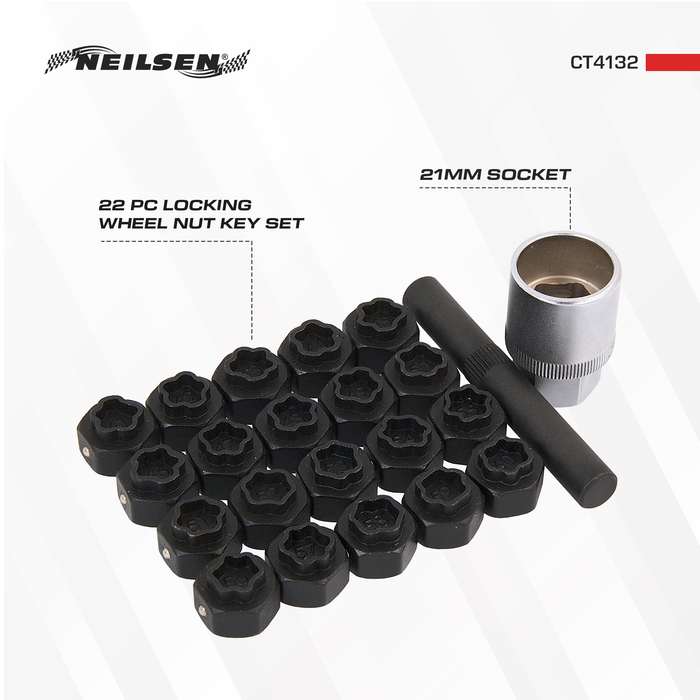 CT4132 - 22pc Locking Wheel Nut Key Set - BMW