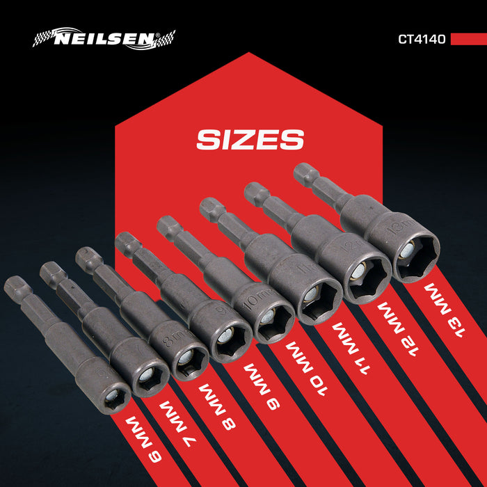 CT4140 - 8pc Magnetic Nut Driver Set