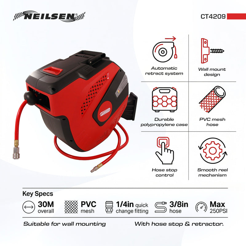 CT4209 - Air Hose Reel - 30m