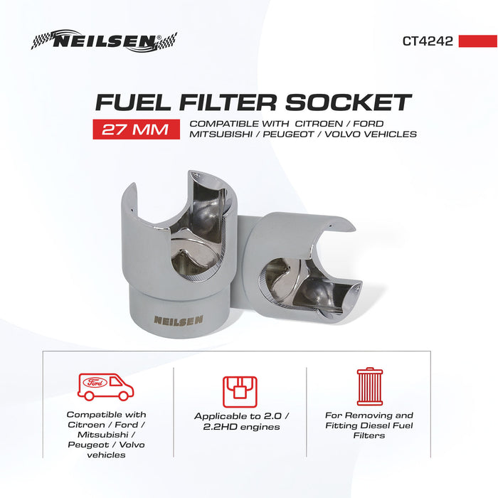 CT4242 - 1/2inch Drive Fuel Filter Socket