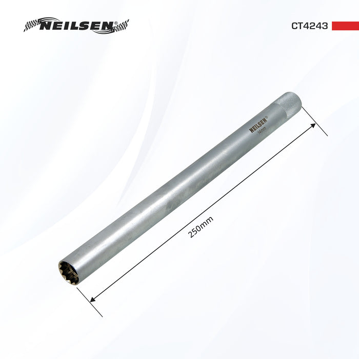 CT4243 - 3/8in Dr Extra Long Spark Plug Socket 14mm