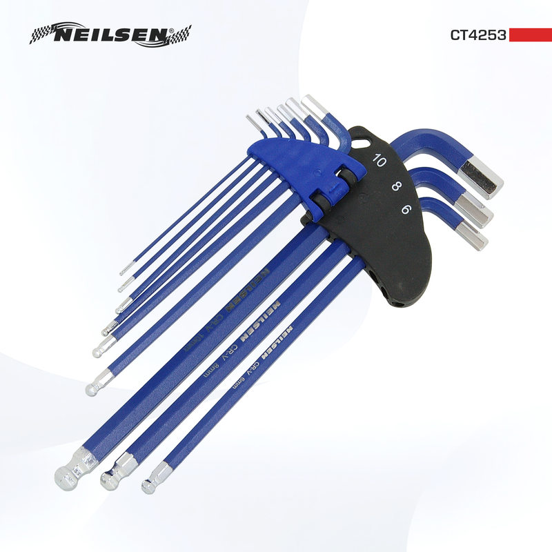 CT4253 - 9pc Extra Long Hex Key Set