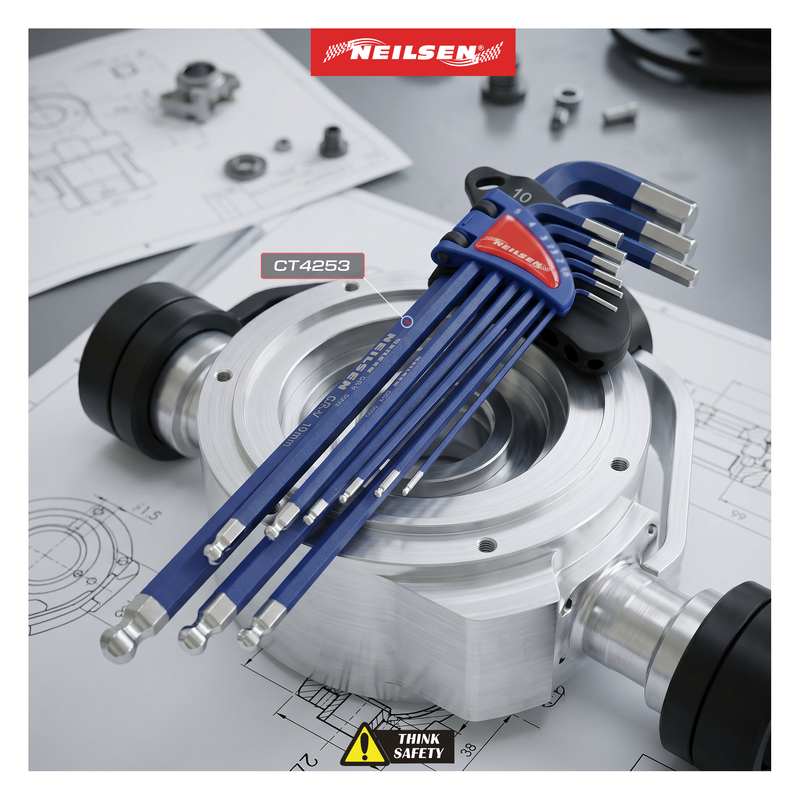 CT4253 - 9pc Extra Long Hex Key Set