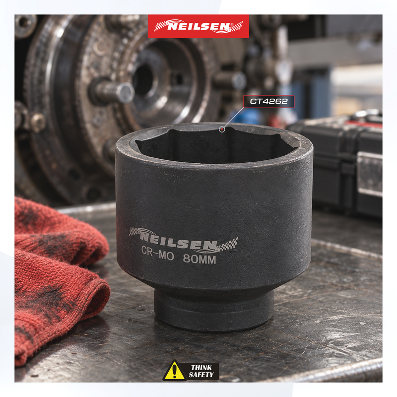 CT4262 - 1in Dr Hub Nut Socket For Scania - 80mm
