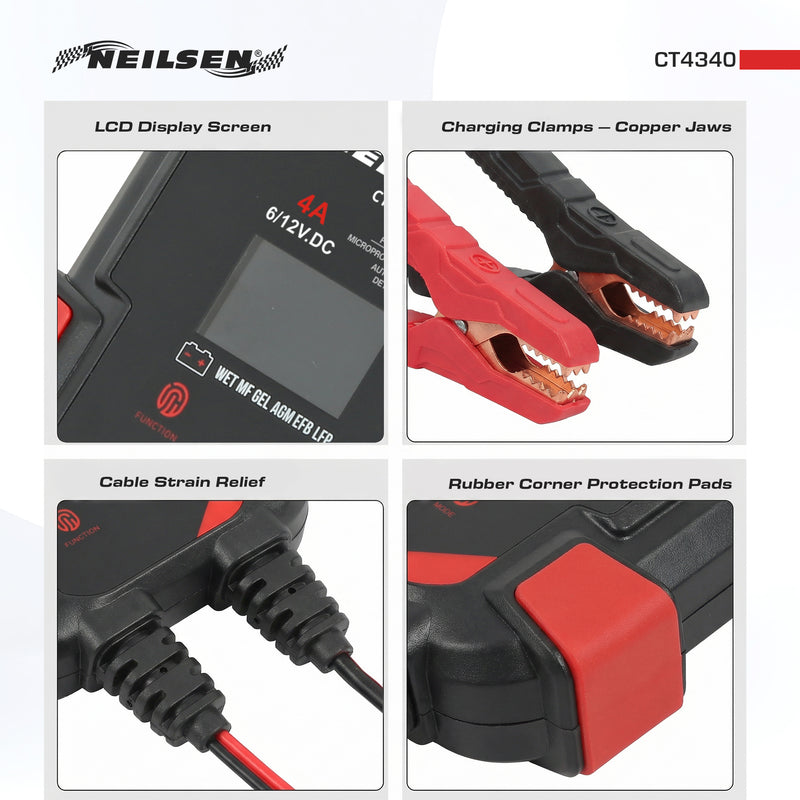 CT4340 - 6A / 12V Battery Charger New Model