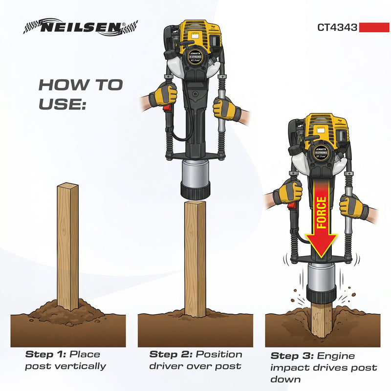 CT4343 - Pile Drive With Petrol Engine