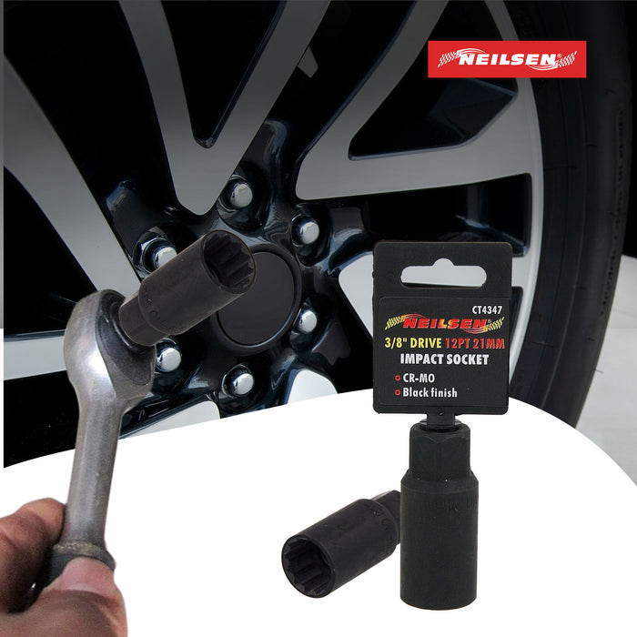 CT4347 - 21mm Impact Socket 12 Point 3/8 Drive