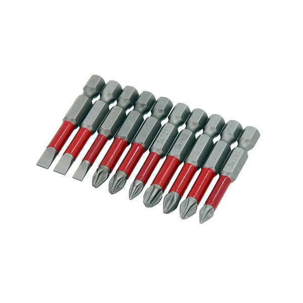 CT4367 - 10pc 50mm Non-Slip Screwdriver Bit Set