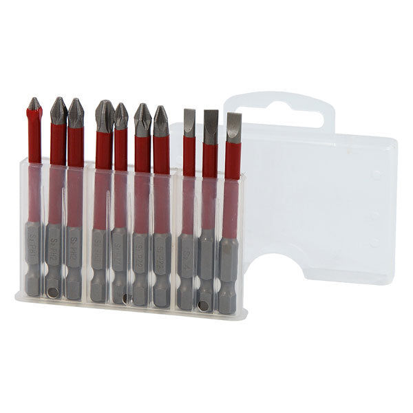 CT4368 - 10pc 70mm Non-Slip Screwdriver Bit Set