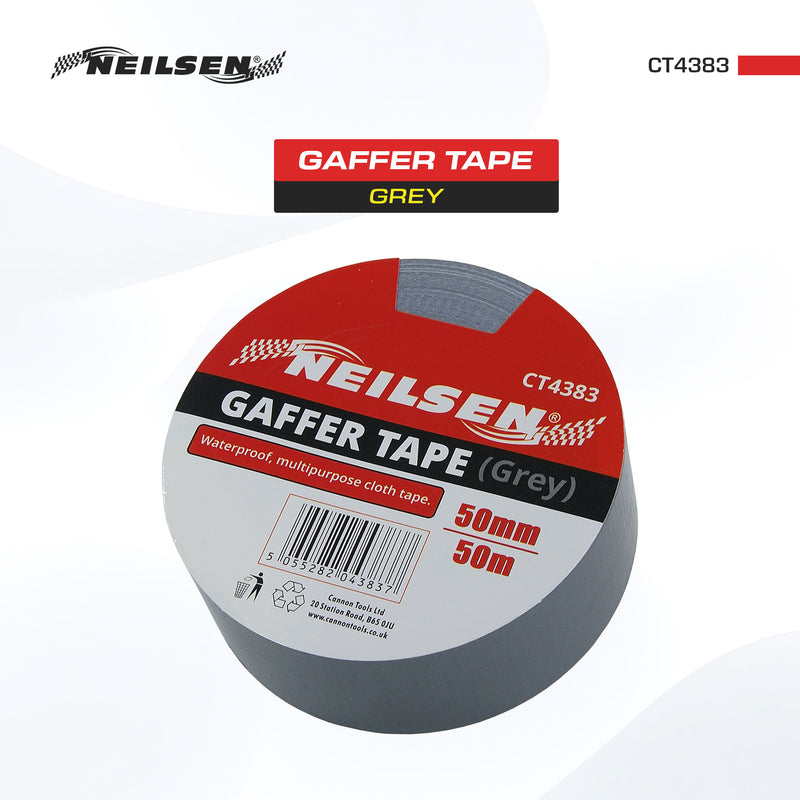 CT4383 - Duct Tape 50mm x 50M - Grey