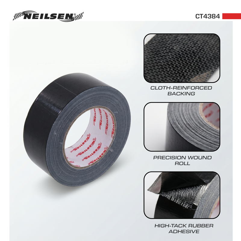CT4384 - Duct Tape 50mm x 50M - Black