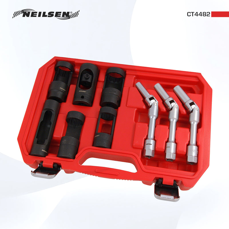 CT4482 - 9pc Diesel Injector and Glow Plug Socket Set