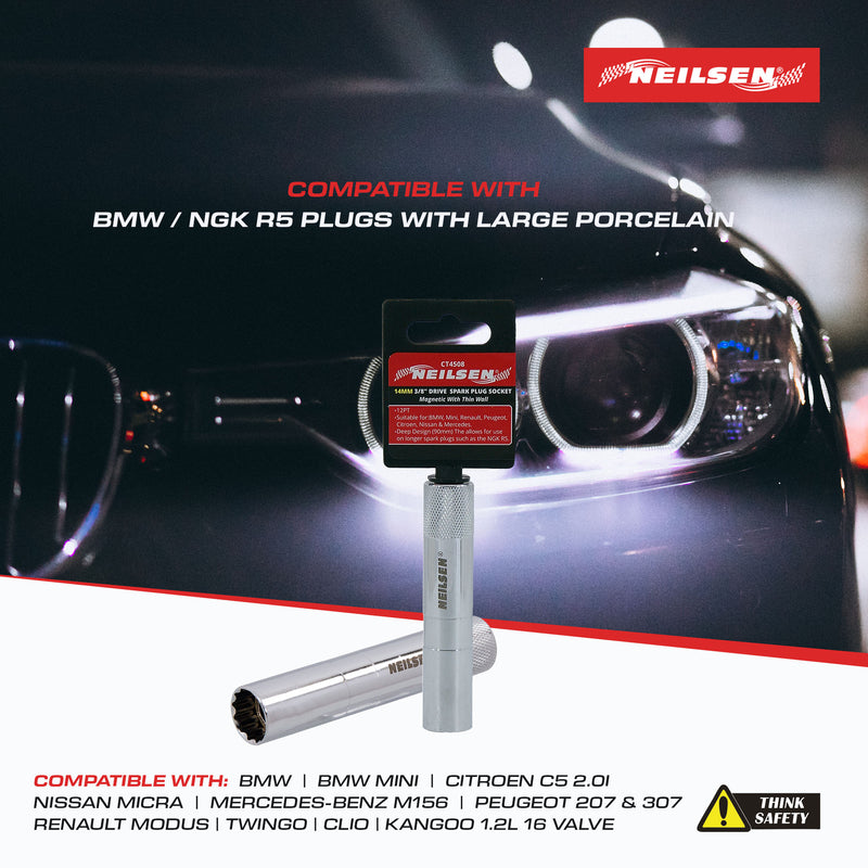 CT4508 - 3/8in Dr Spark Plug Socket 14mm