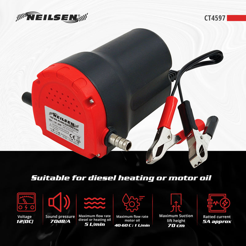 CT4597 - Electric Diesel Fuel Pump - 12V Oil Pump / Extractor