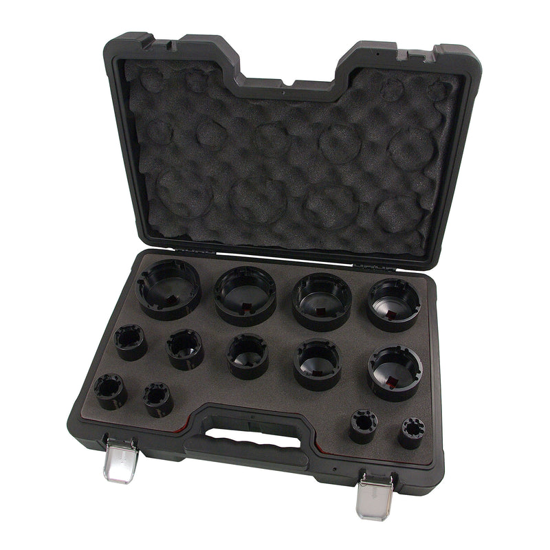 CT4605 - 13pc Grooved Locknut Socket Set