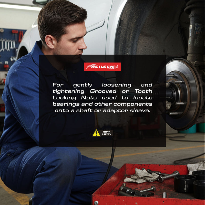 CT4605 - 13pc Grooved Locknut Socket Set