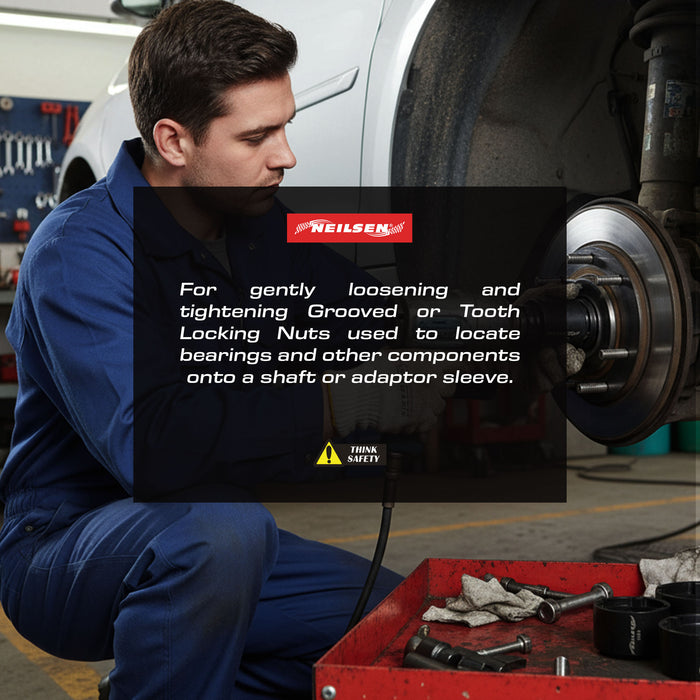 CT4605 - 13pc Grooved Locknut Socket Set