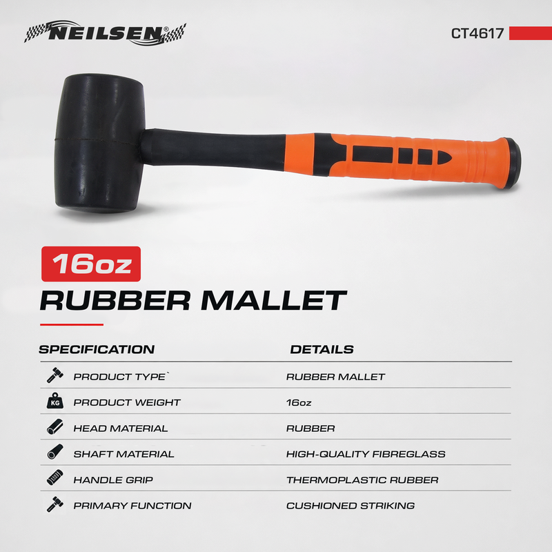 CT4617 - 16oz Rubber Mallet
